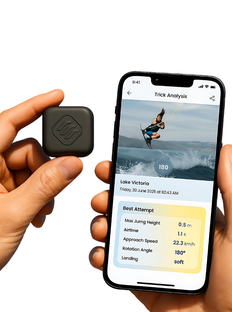 The WakeMate device and the app