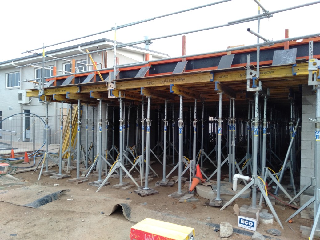 D&T Construction Group team working on a construction project in progress