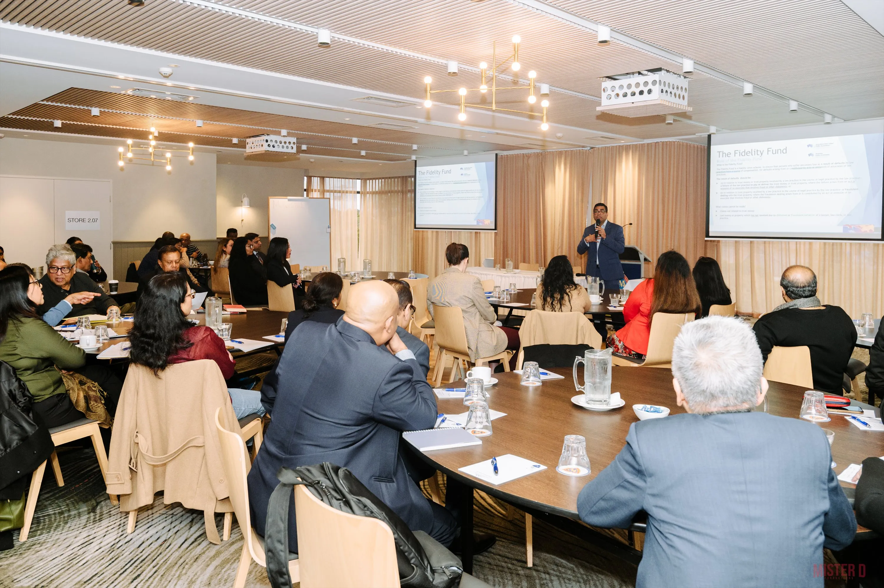 Wide shot of the full room of attendees at SALA CPD Day 2025