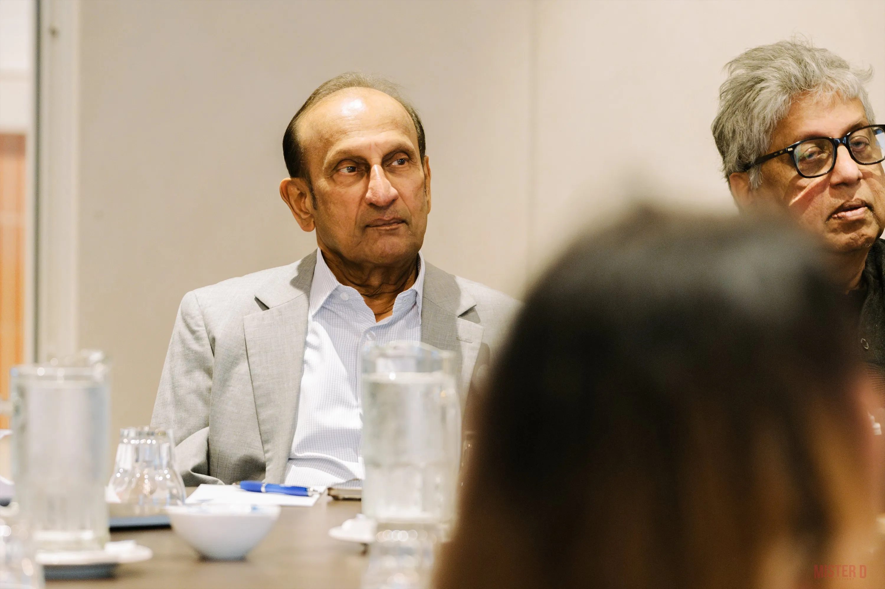 Two speakers engaged in a panel discussion at SALA CPD Day 2025