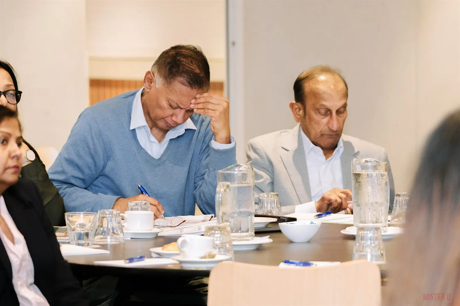 An attendee listening intently during a session at SALA CPD Day 2025