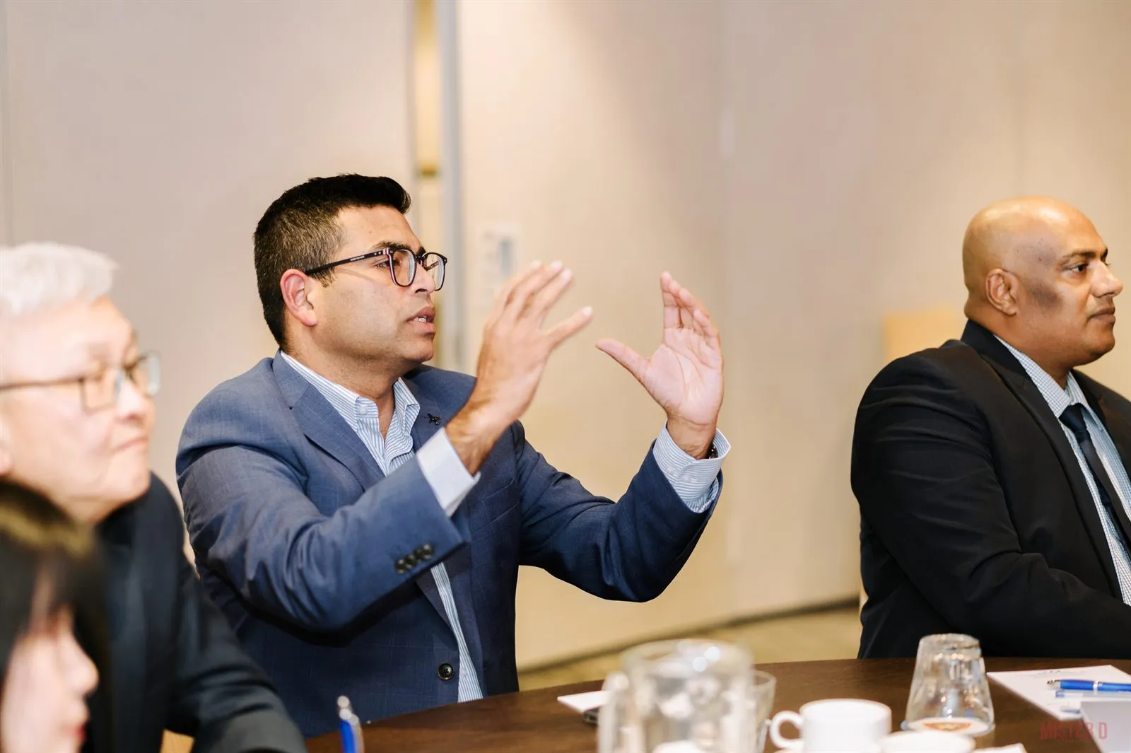 An attendee asking a question from the floor at SALA CPD Day 2025