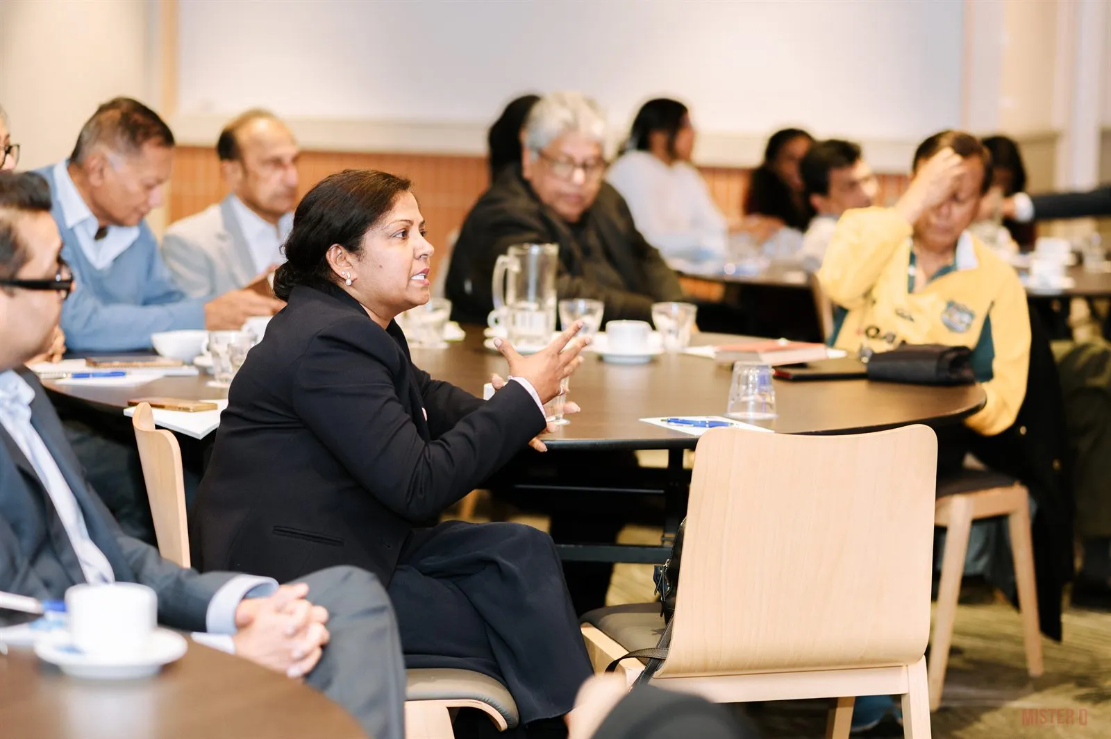 An audience member making a comment at SALA CPD Day 2025