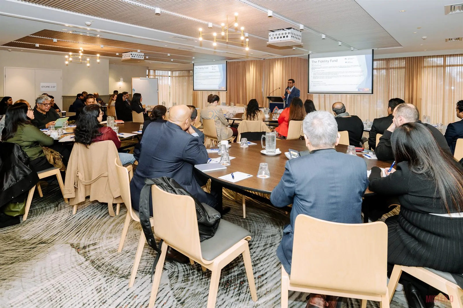 Wide view of the SALA CPD Day 2025 conference room