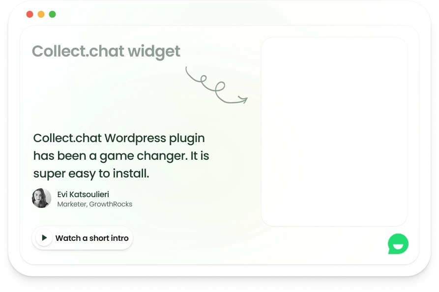 Chat widget image
