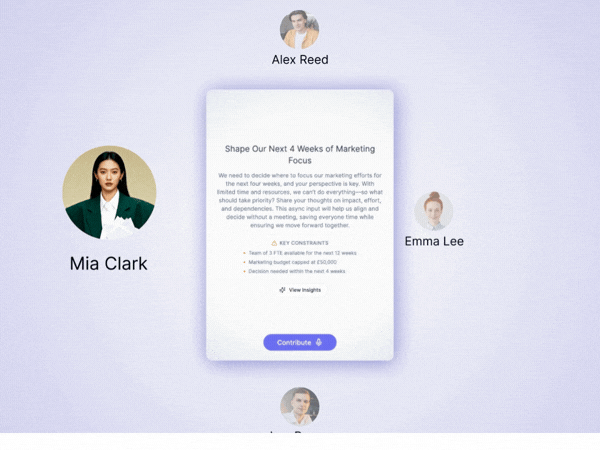 Stylized purple rocket ship icon with exhaust trails indicating upward motion.