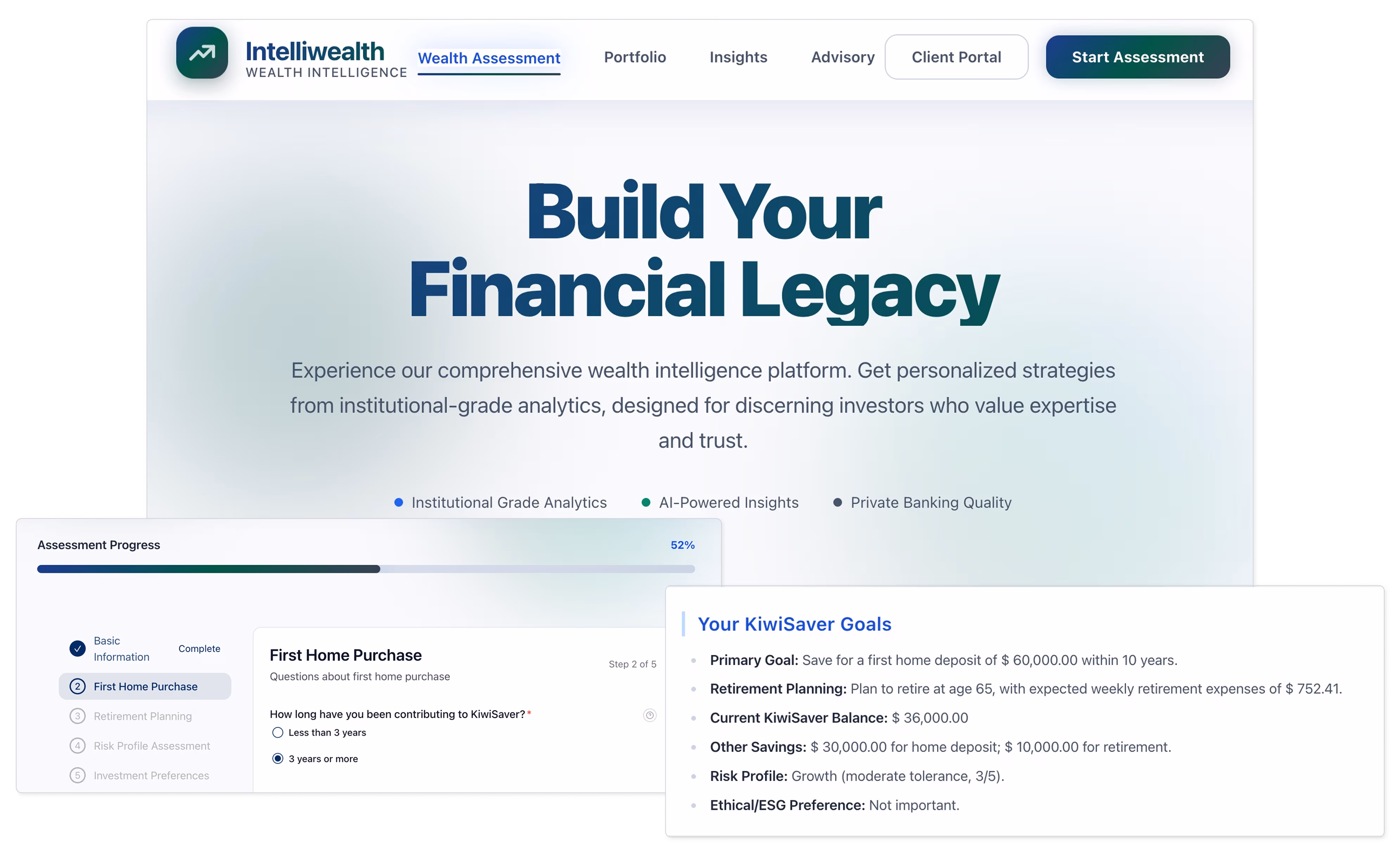 Intelliwealth interface mondate