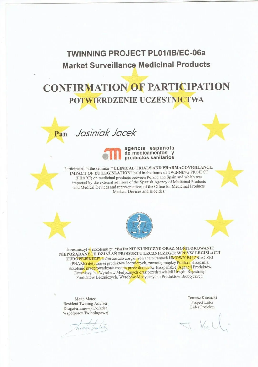 uczestnictwo-w-seminarium-clinical-trials-i-pharmacovigilance-dr-jacek-jasiniak