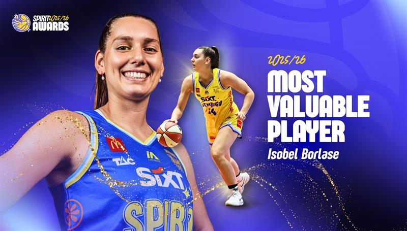 Borlase crowned Spirit MVP as Bendigo celebrates 2025-26 award winners