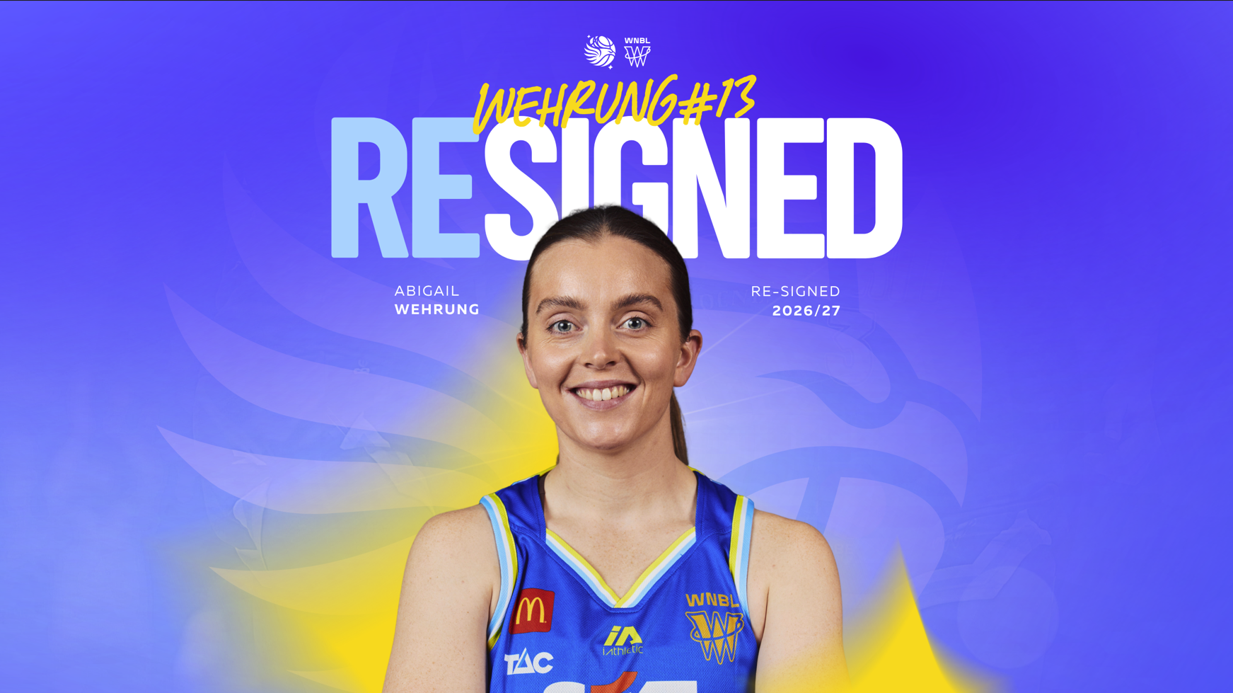 Wehrung re-signs with the Spirit for WNBL27