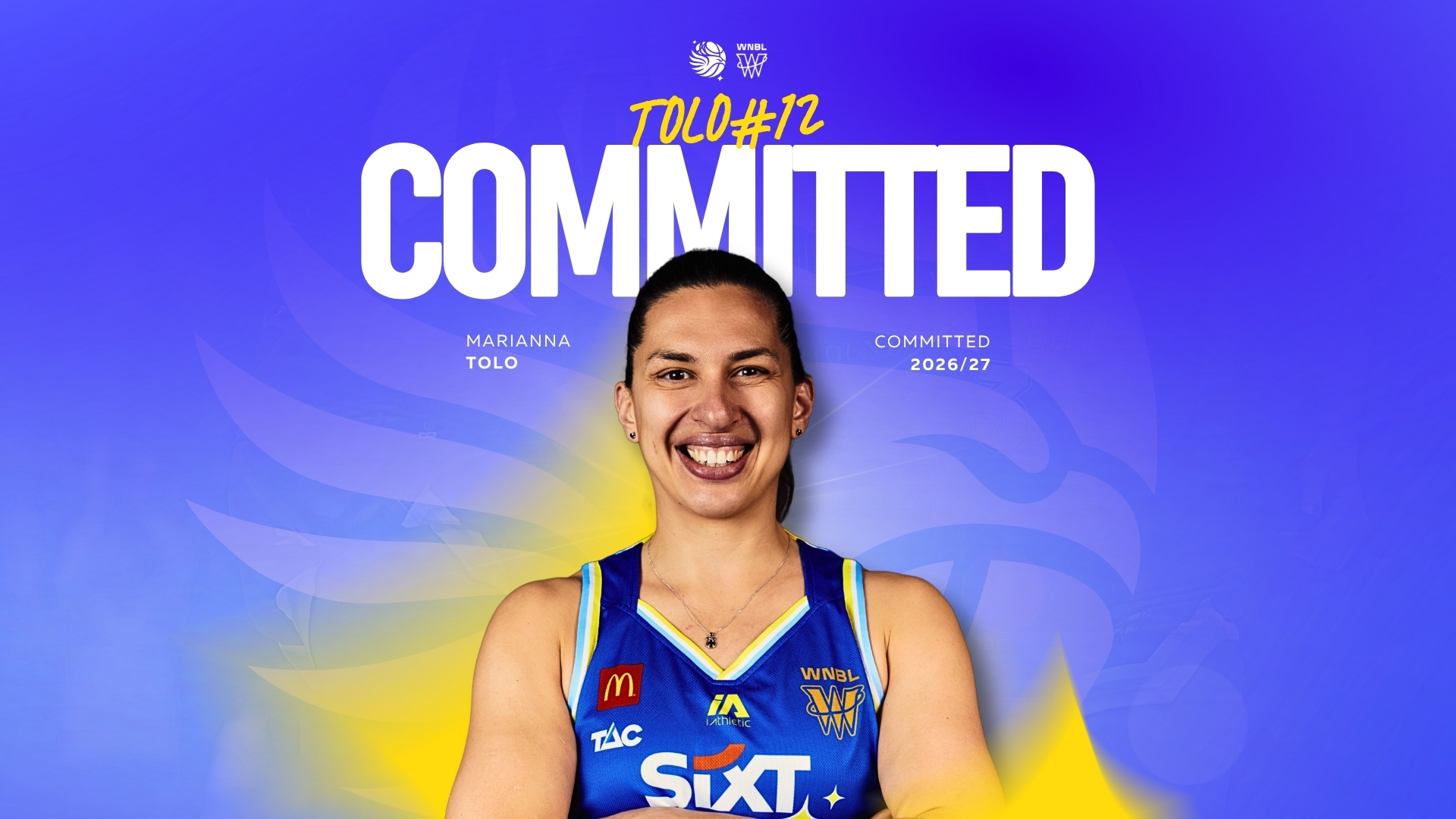 Tolo return completes Spirit roster for WNBL27