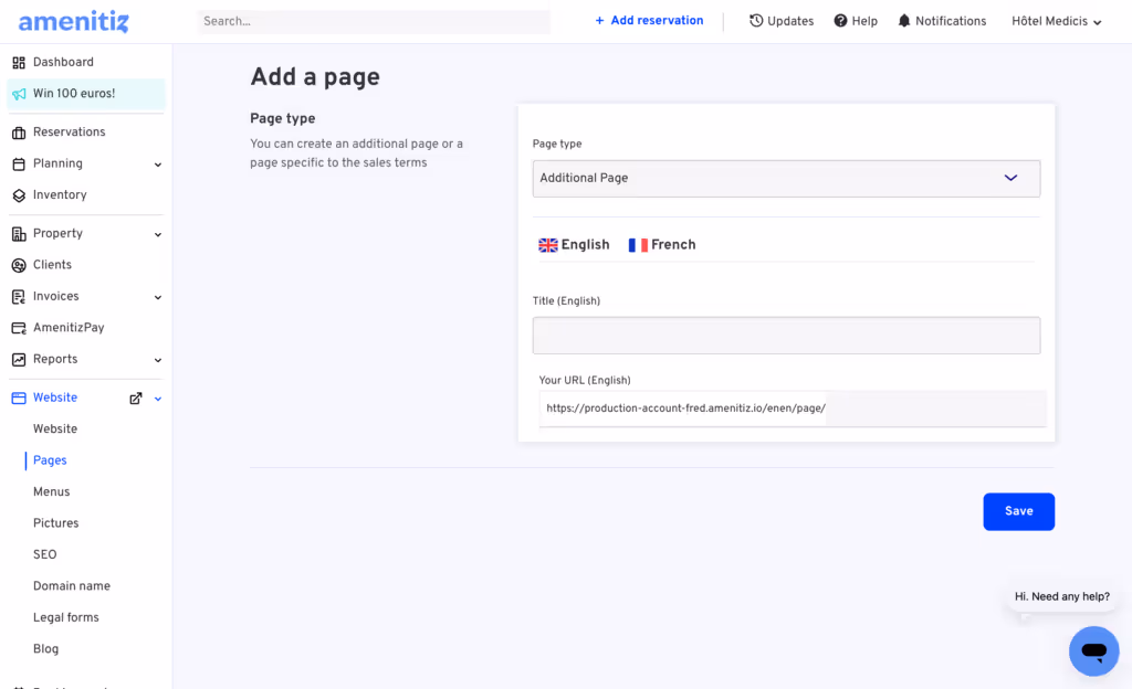 Website_Builder_Amenitiz_Pages