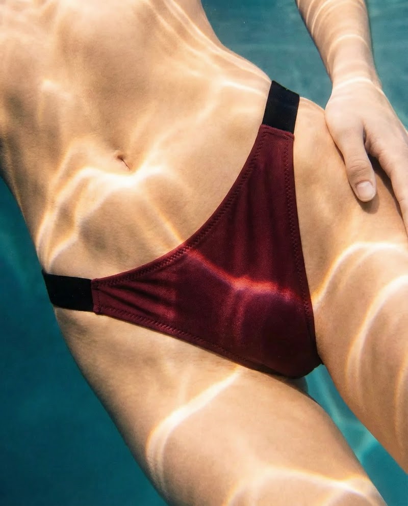 Fashion editorial underwater swimsuit