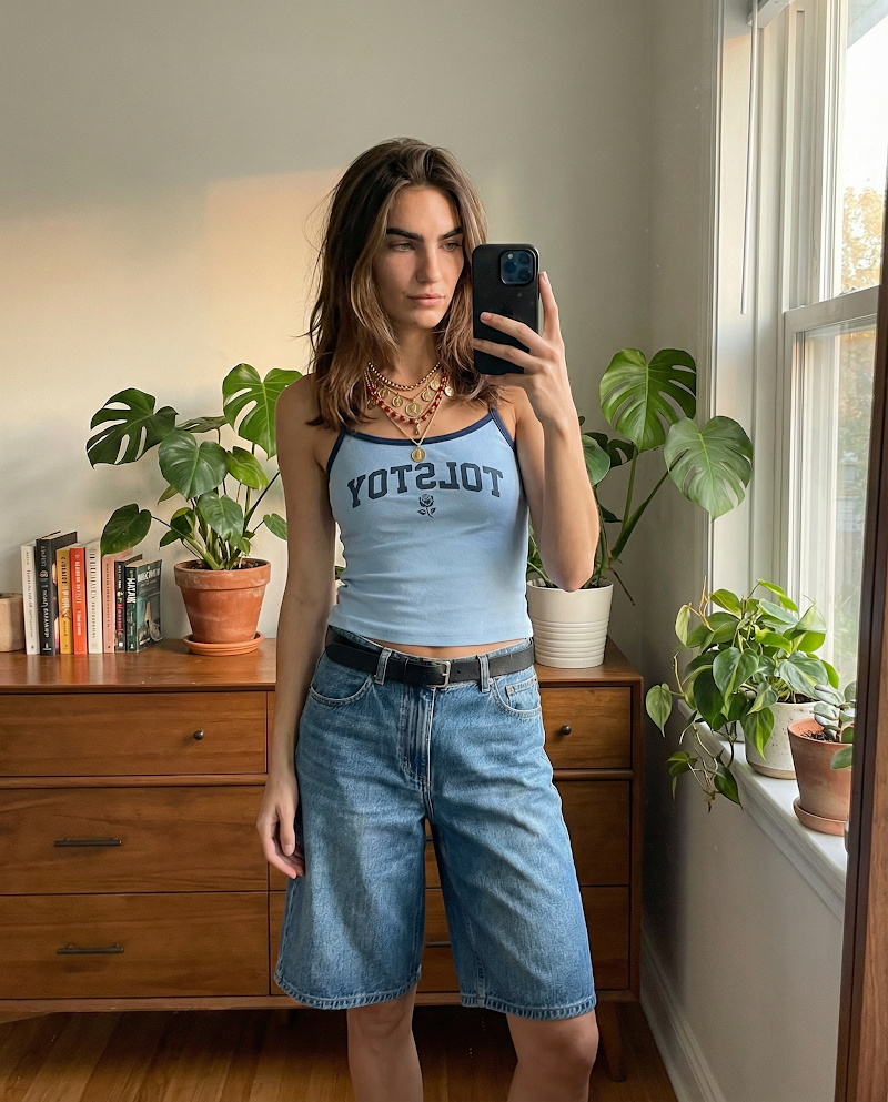 UGC fashion model fit check