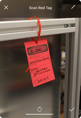 6s audit red tag scanning