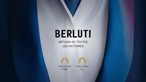 Première de présentation PowerPoint pour le client Berluti et les JO (Jeux Olympiques)