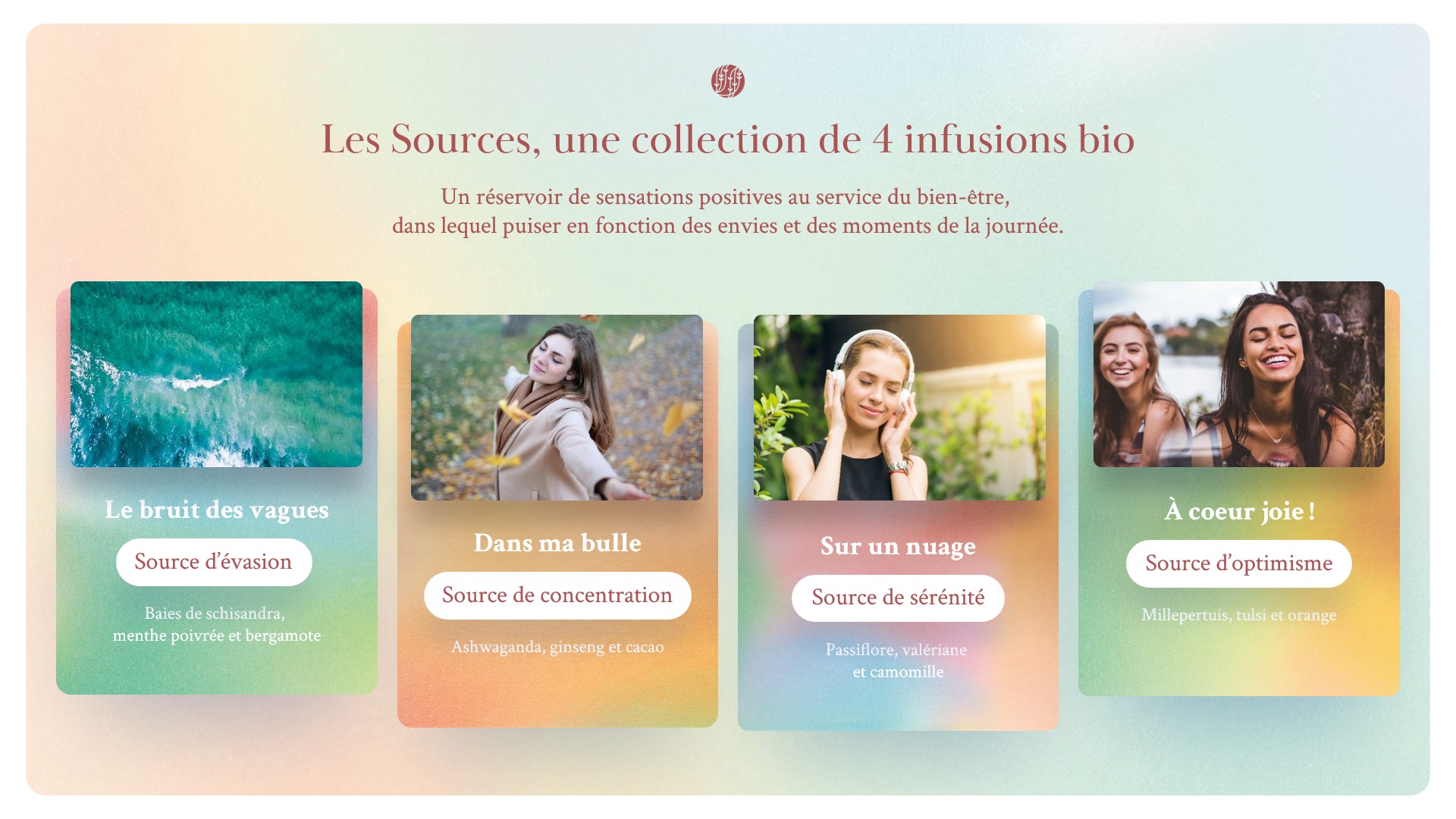 Exemple de slide pour une présentation PowerPoint réalisée par Histoires de Slides pour Palais des thés