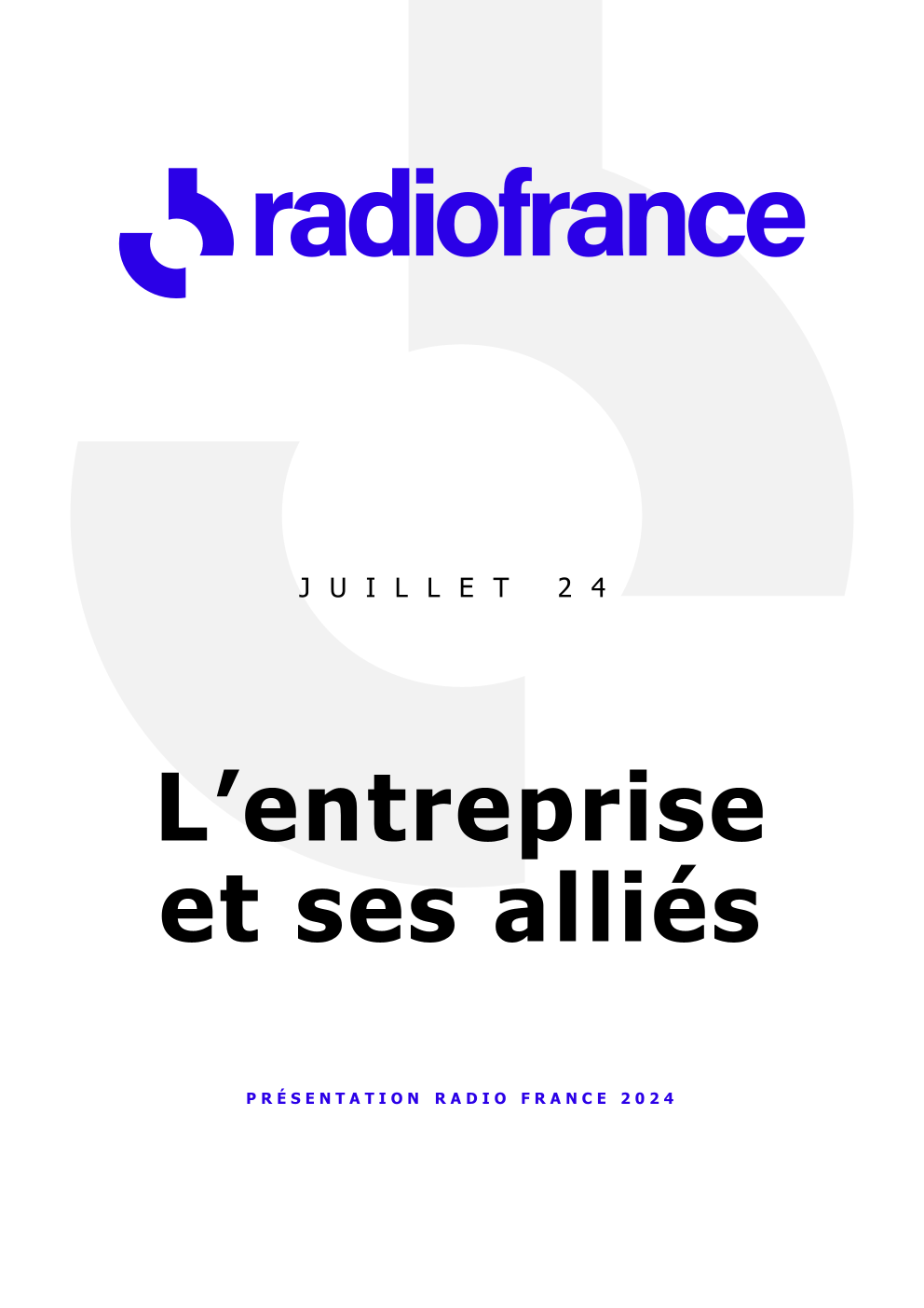 Exemple de création PowerPoint au format portrait par l'Agence PowerPoint Histoires de Slides pour l'entreprise Radio France