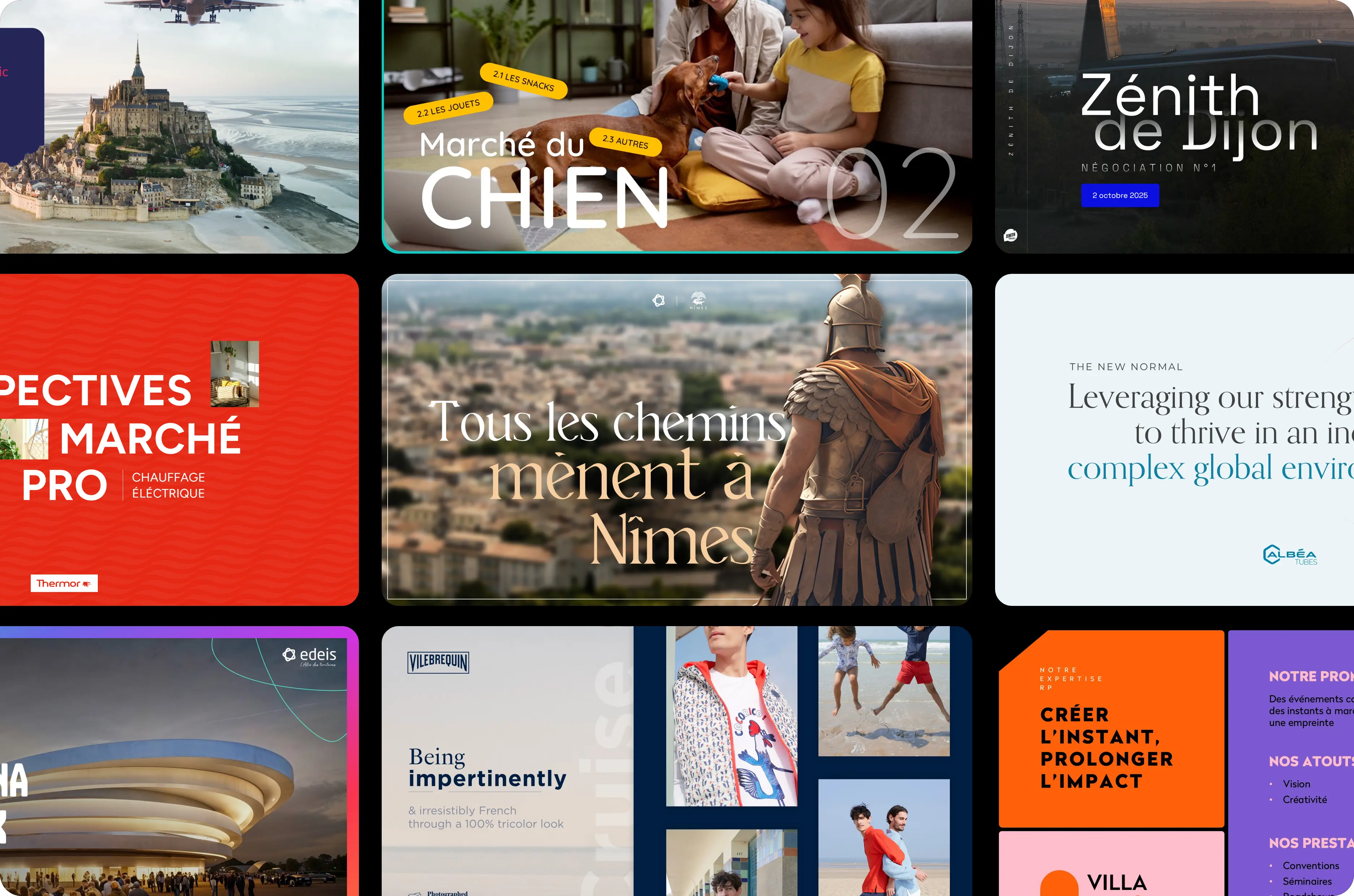 compilation de slides de soutenance