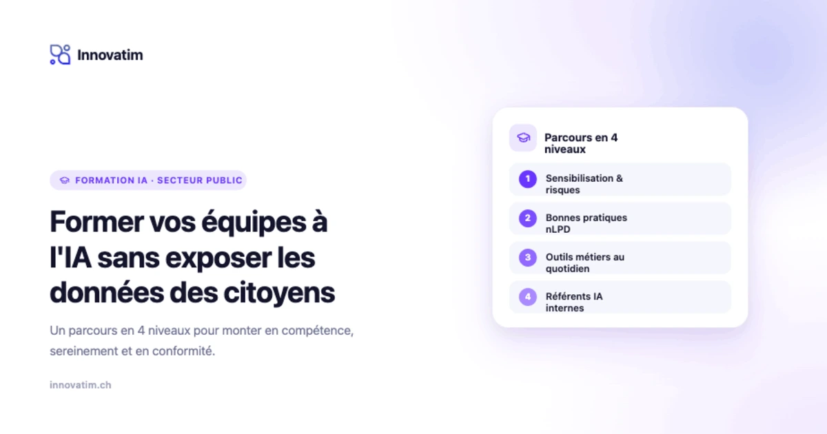 Communes : comment former vos collaborateurs à l'IA sans mettre en danger les données des citoyens