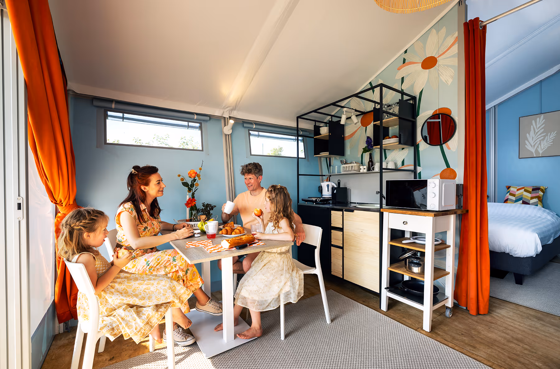 Gezellig eten in de voorkamer van de Nordya®