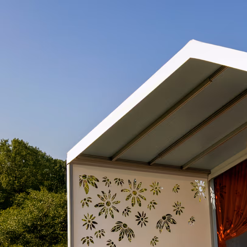 Nordya® Tent detail dak overspanning