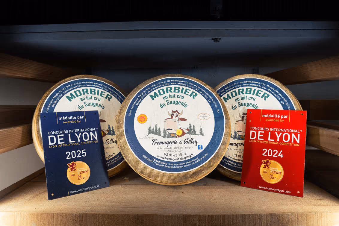 Médailles d'or morbier Sauget