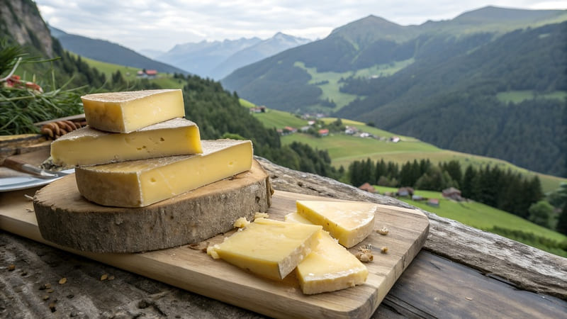 Plateau de dégustation avec comté affiné 36 mois et plus