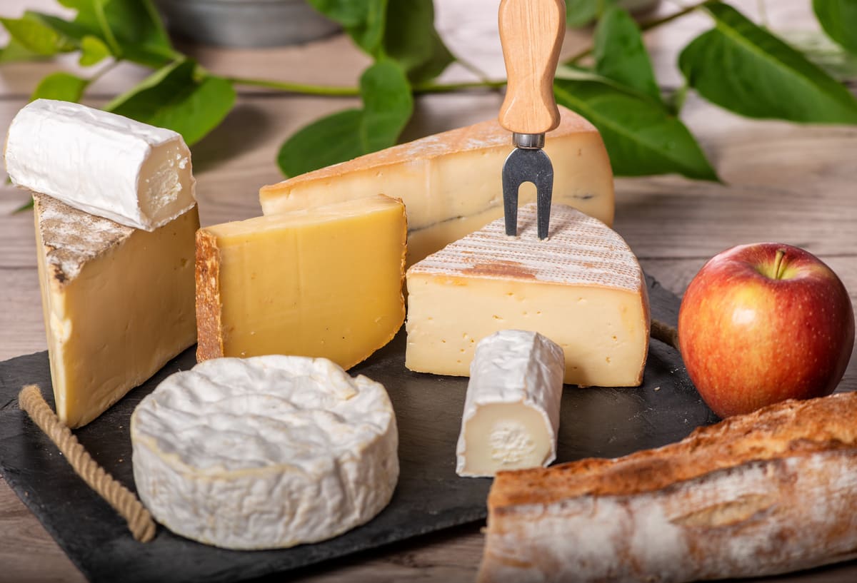 Plateau de fromages du terroir de Gilley