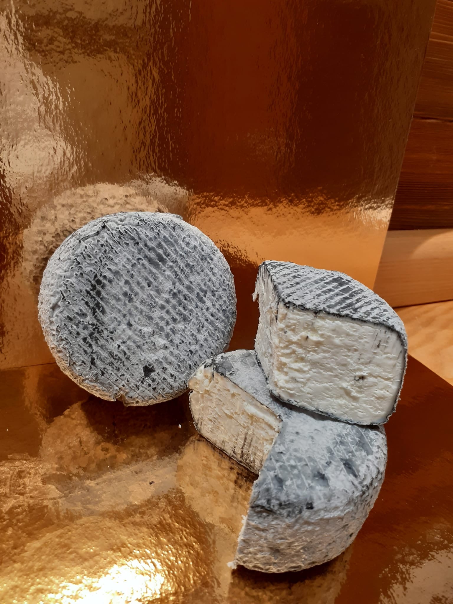 Tommette de chèvre cendrée Bio