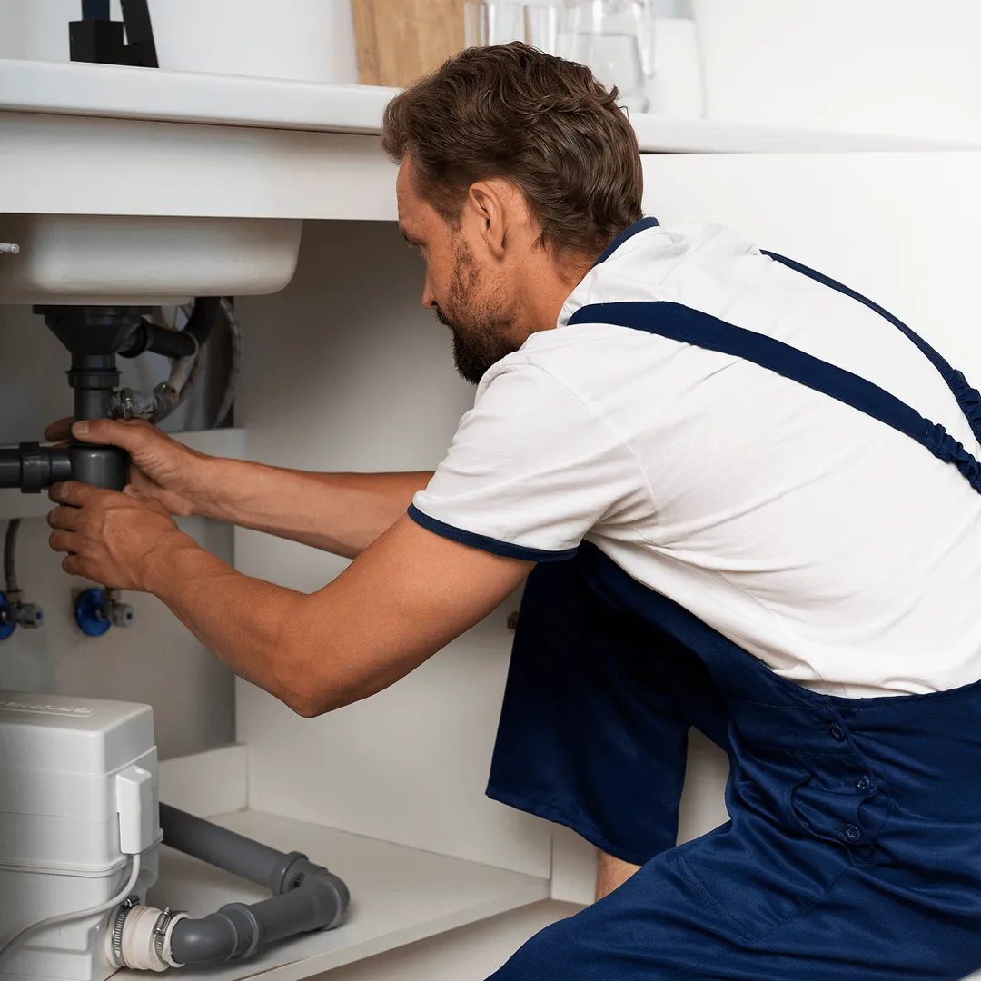 Plumber Fixing a Leak