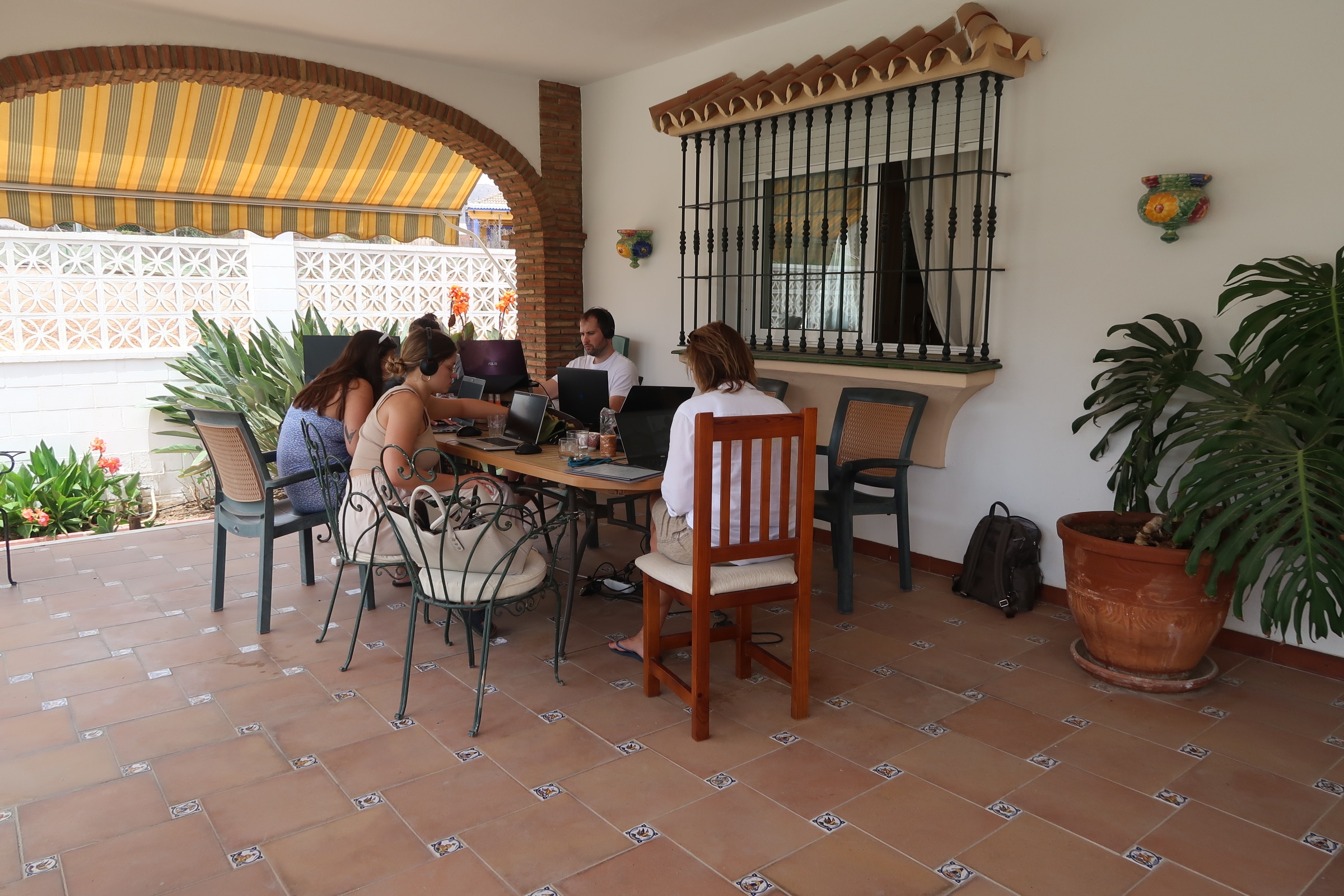 working and learning Bali trip