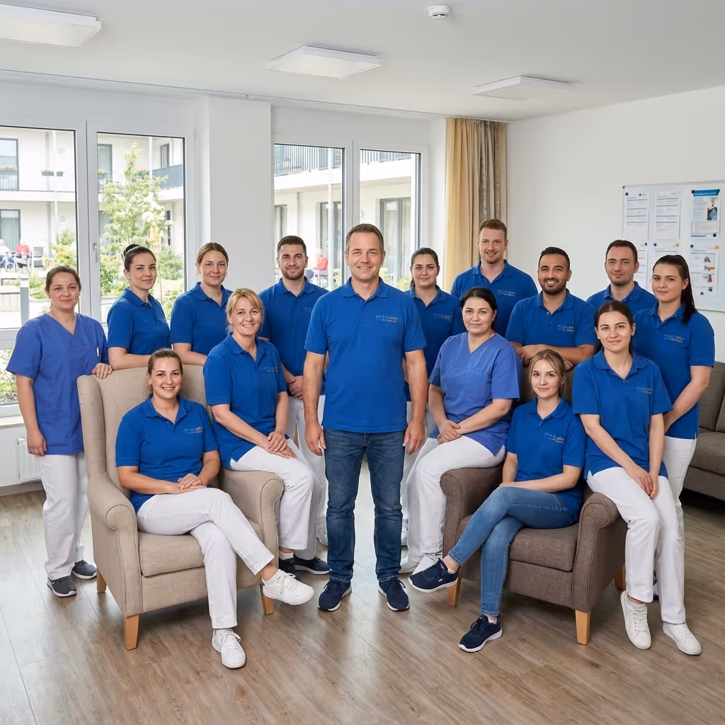 Bild zeigt Referenz-CEO und Team für die Branchen-Landingpage von Zeitstrom: pf