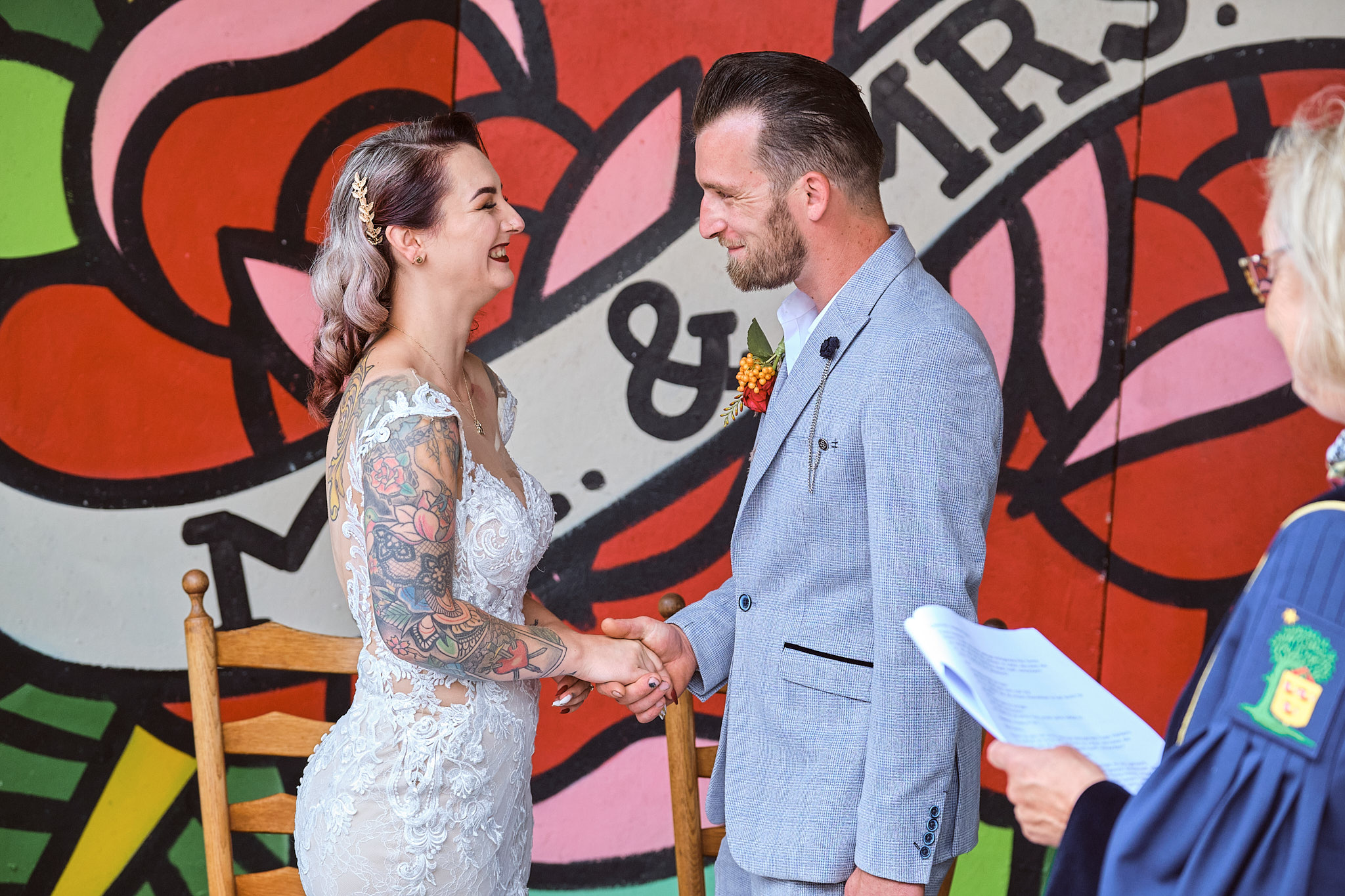 ceremonie trouwfoto's