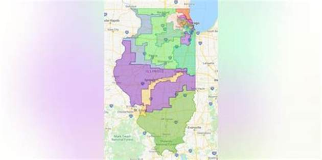 A map of illinois with different colored areasAI-generated content may be incorrect.