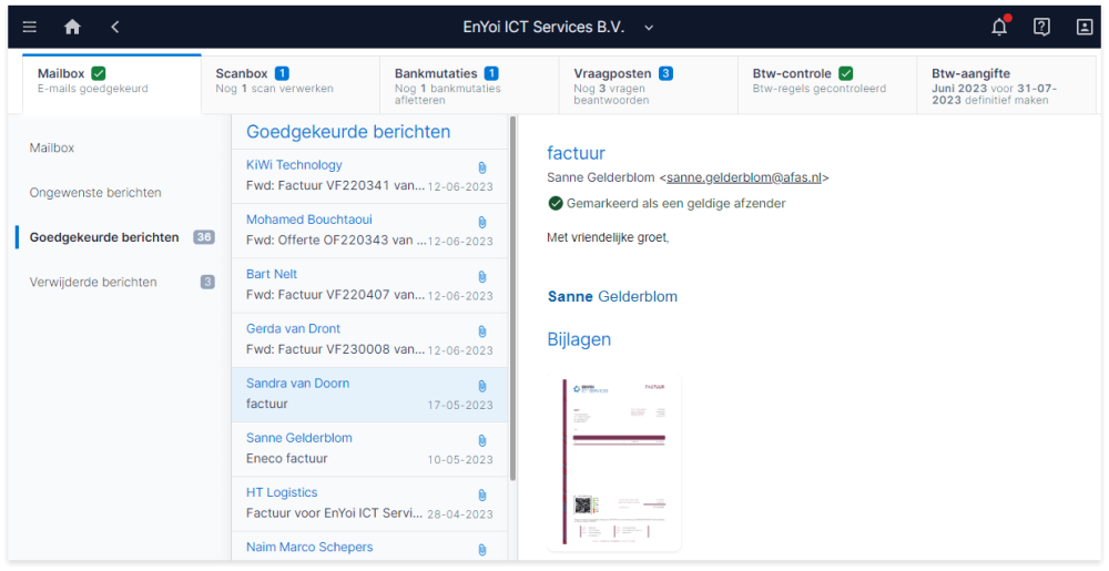 mailbox afas sb+