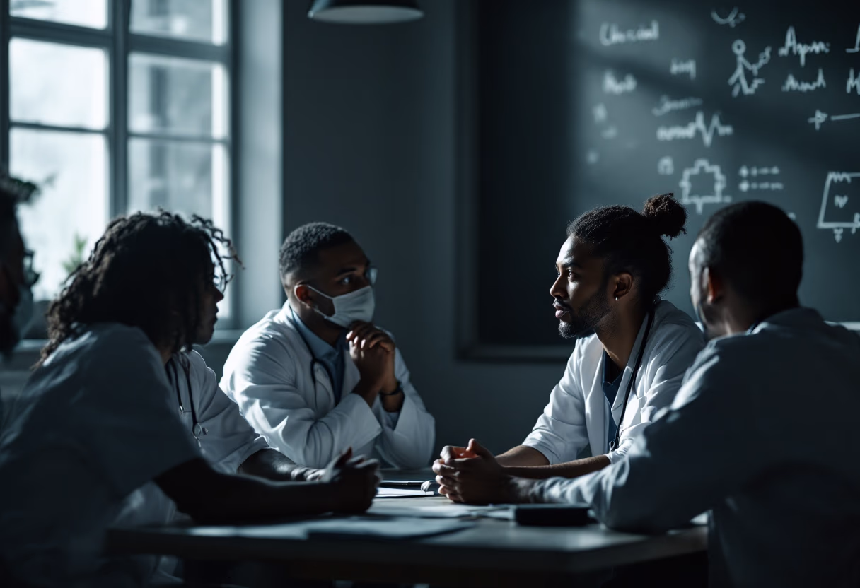 image of an educational seminar in progress (for a veterinary clinic)