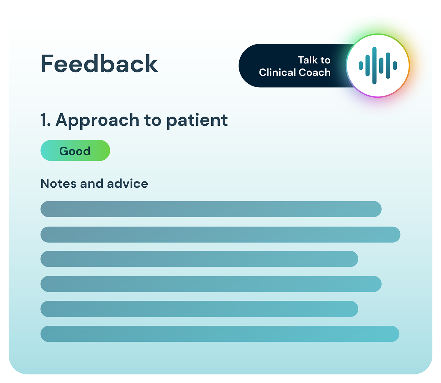 Doctor in conversatoin