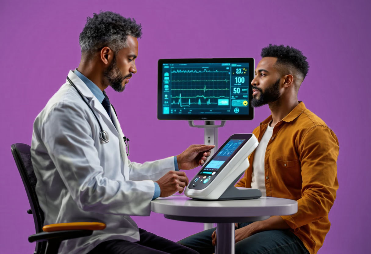 image of a team meeting (for a medical clinic)