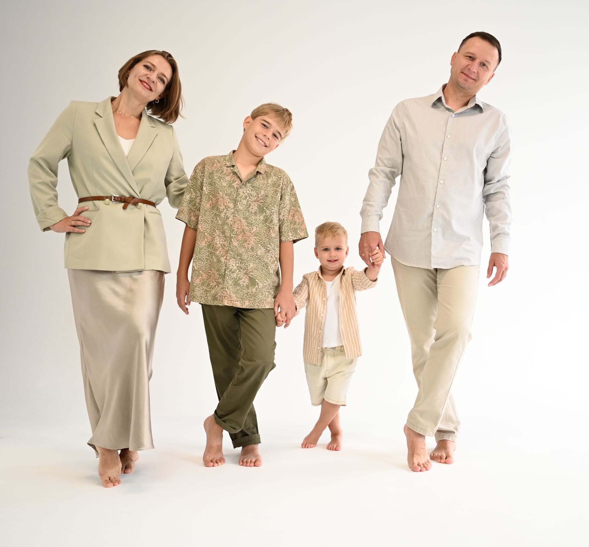 Indoor photo session at Dieppe photography studio