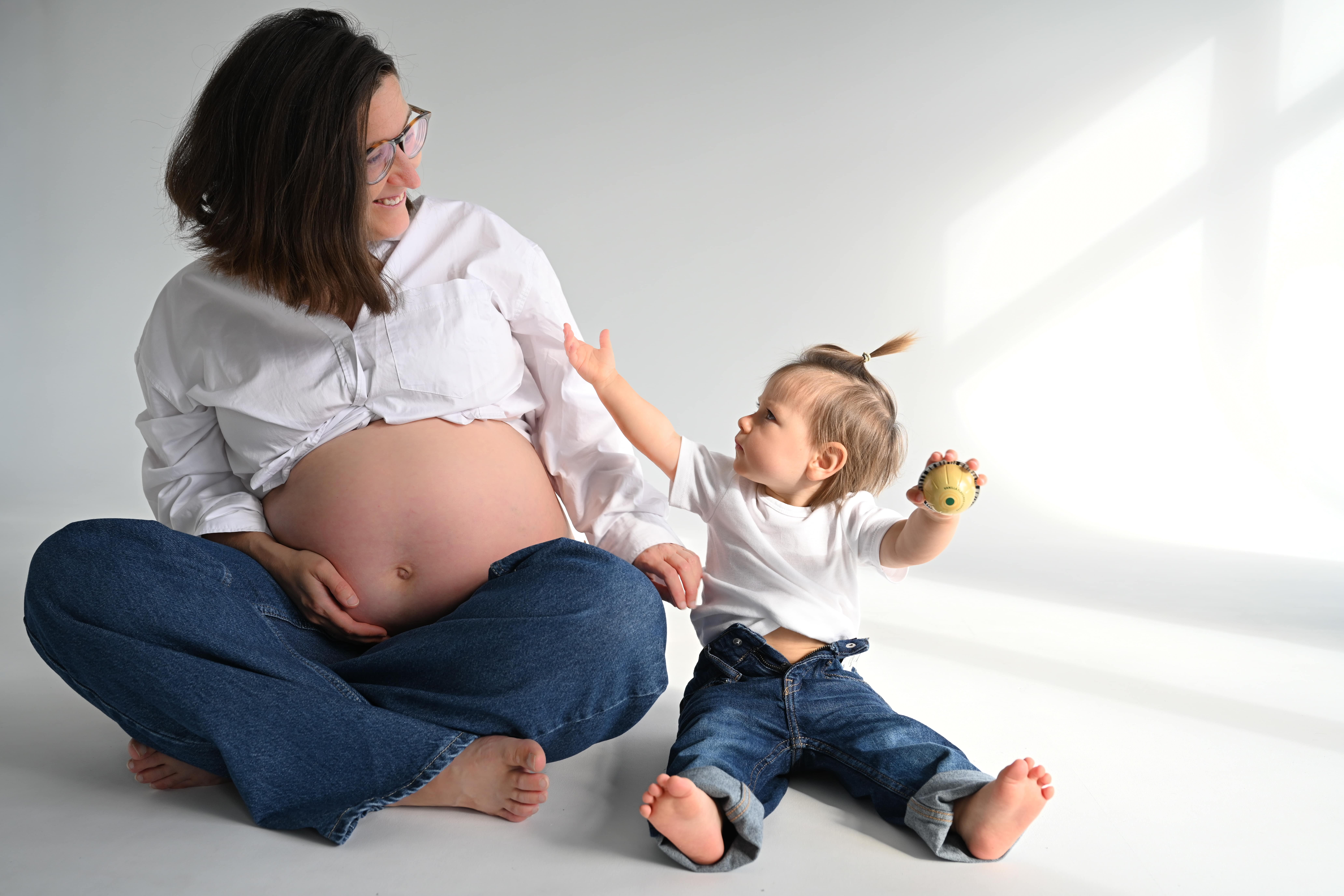 Indoor photo session at Dieppe photography studio