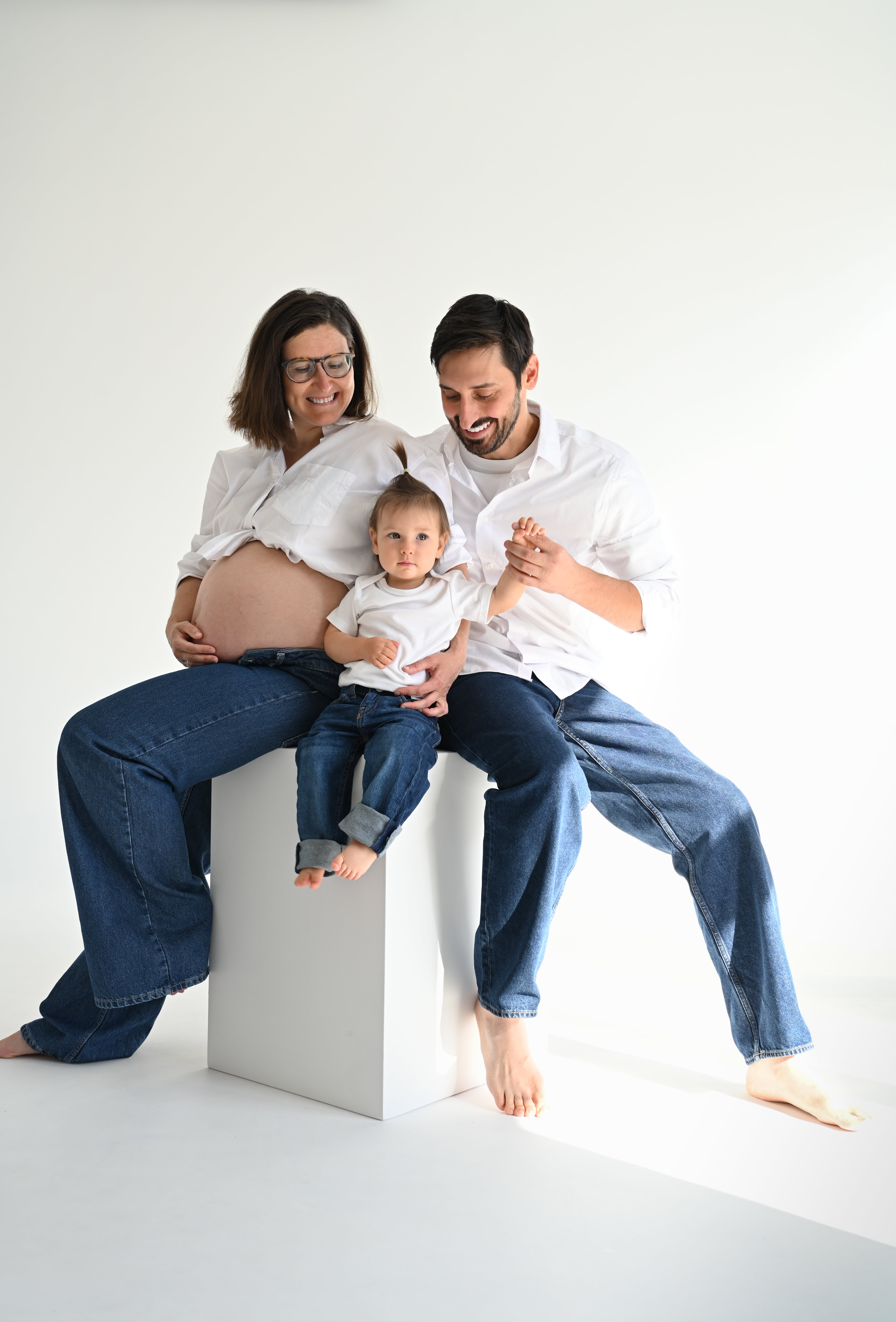 Indoor photo session at Dieppe photography studio
