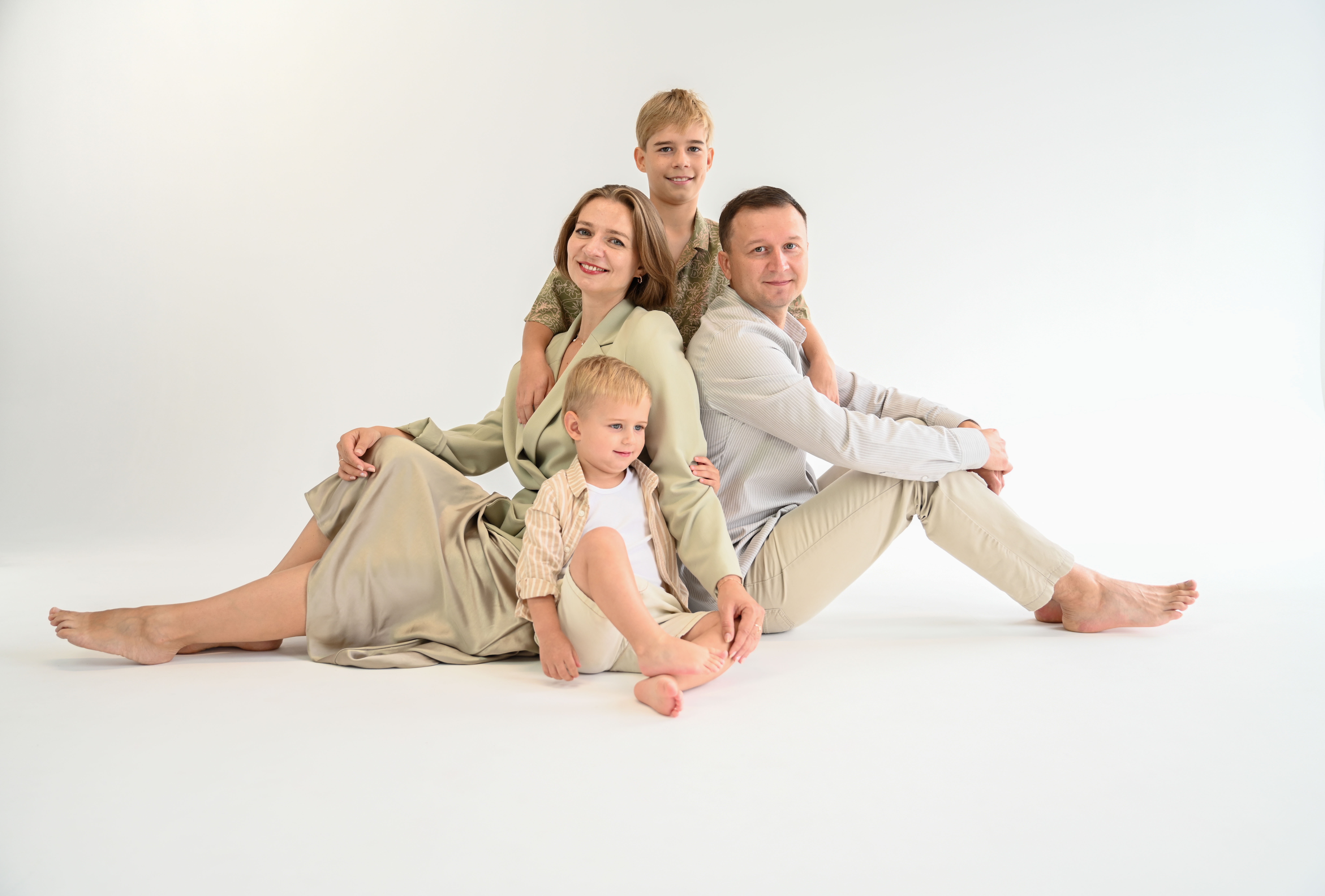 Indoor photo session at Dieppe photography studio