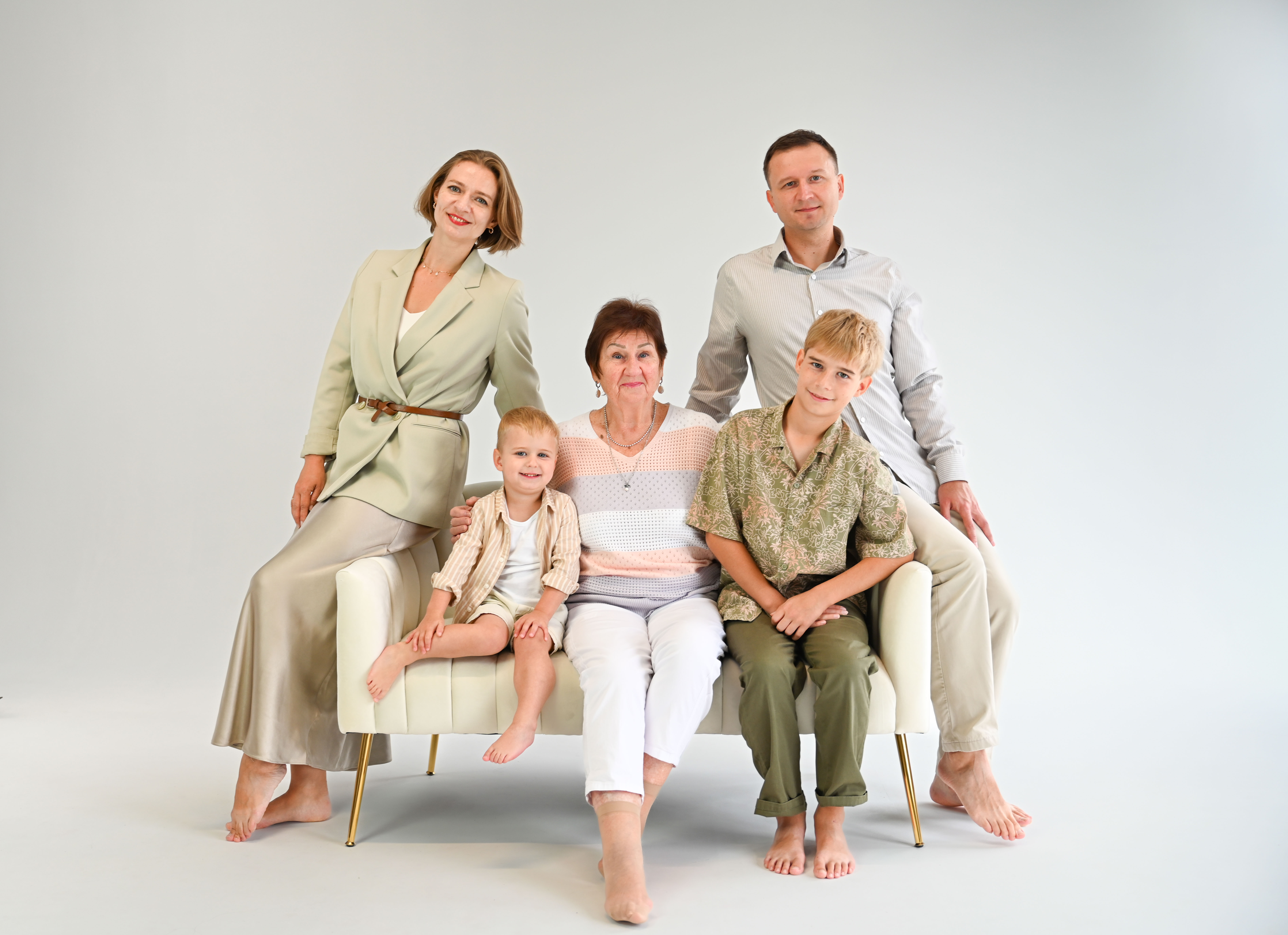 Indoor photo session at Dieppe photography studio