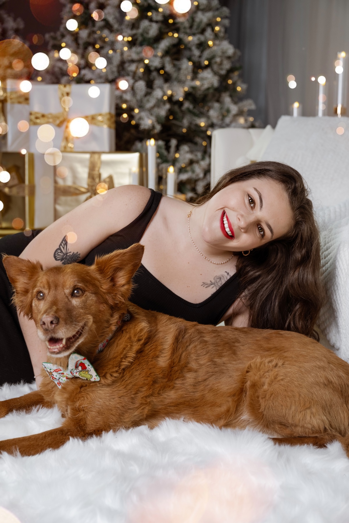 Indoor photo session at Dieppe photography studio