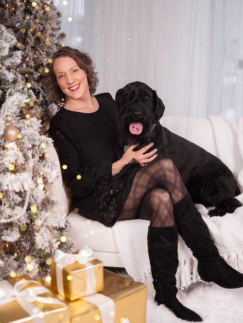 Pet photo session with professional photographer