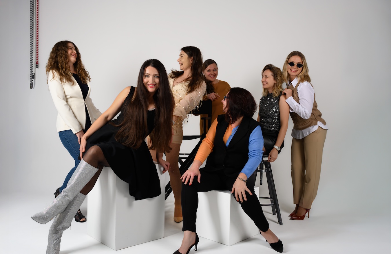 Indoor photo session at Dieppe photography studio