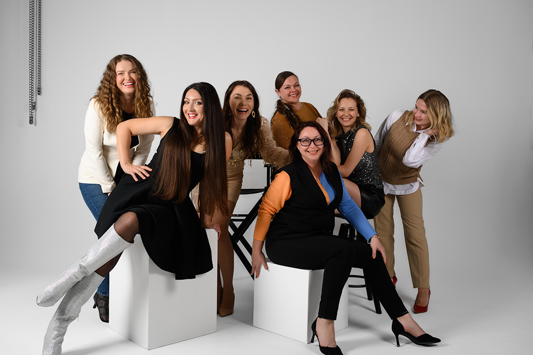 Indoor photo session at Dieppe photography studio