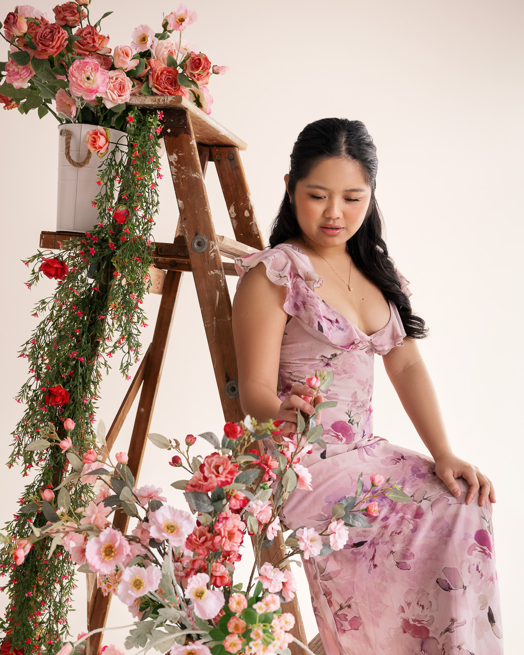 Indoor photo session at Dieppe photography studio