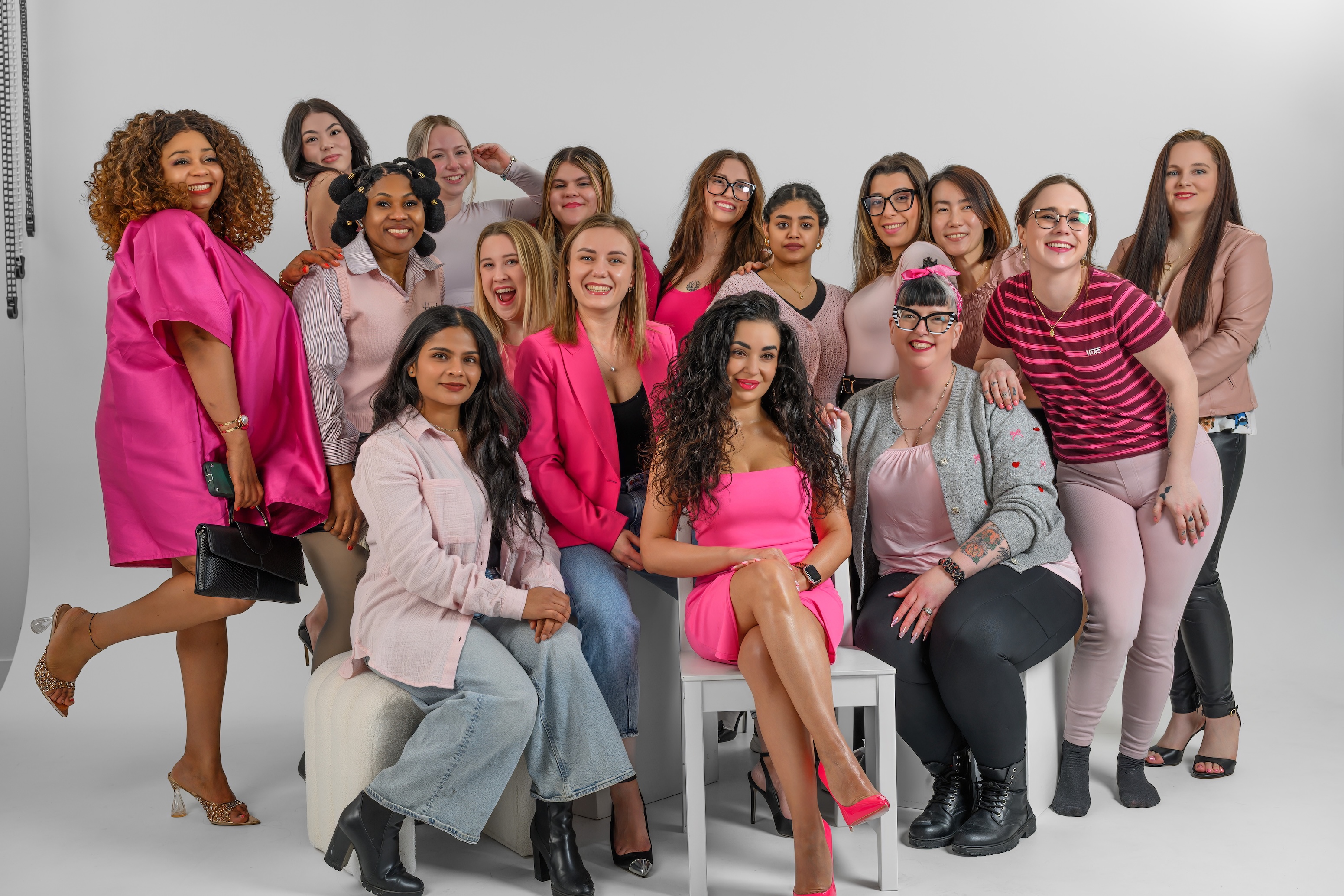 Indoor photo session at Dieppe photography studio